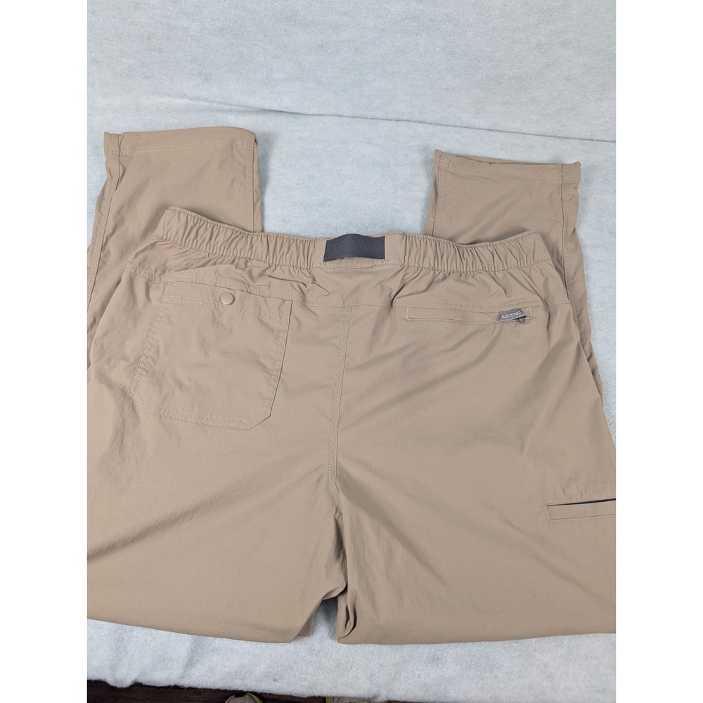 Ascend Cargo Hiking Pants Mens XL Lightweight Stretch Belted Outdoor